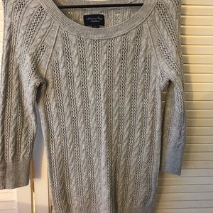 American Eagle 3/4 length sweater